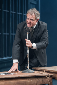 Hugh Bonneville as Dr Tomas Stockman in Enemy of the People, directed by Howard Davies. Photo Manuel Harlan.